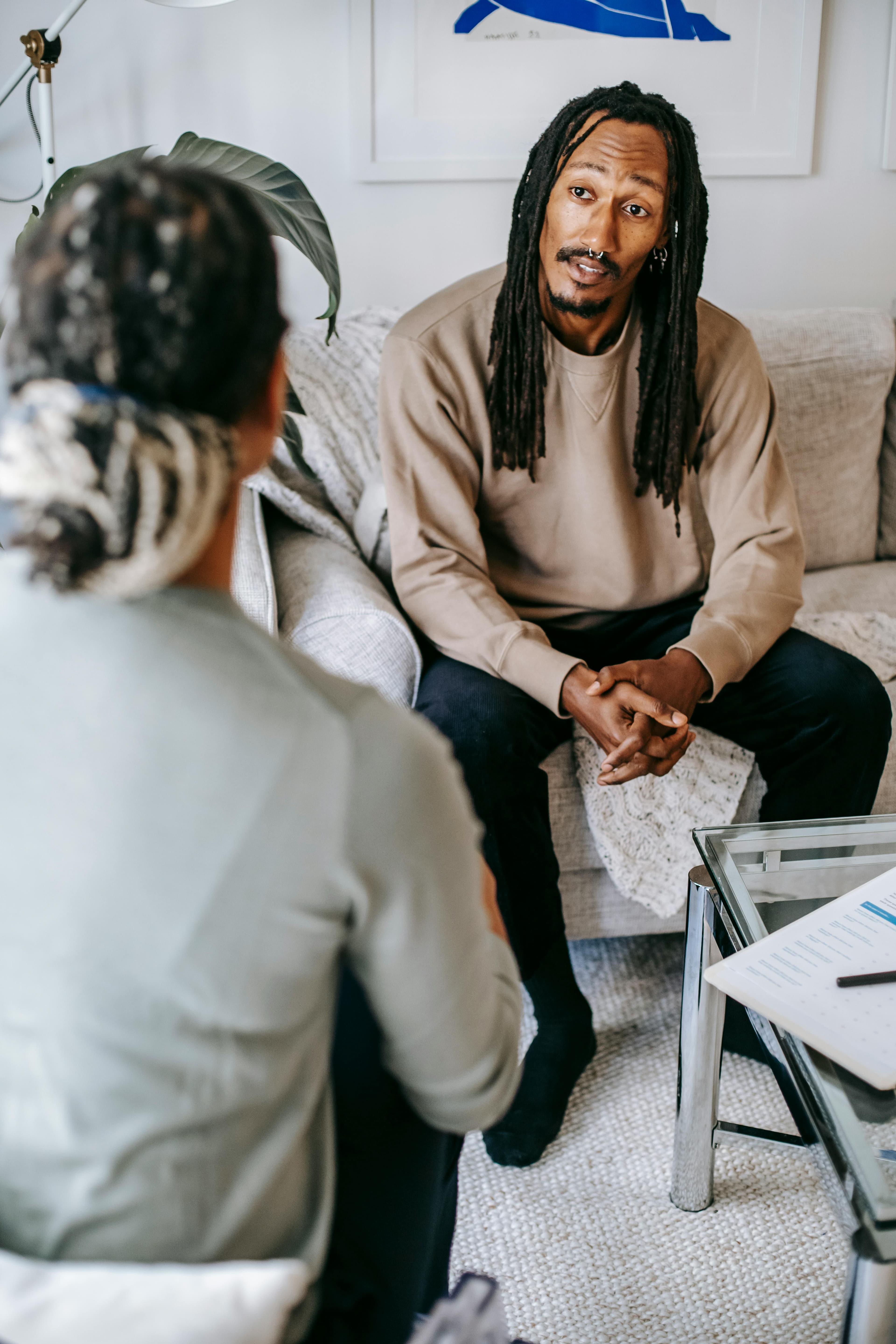 Therapy session in progress